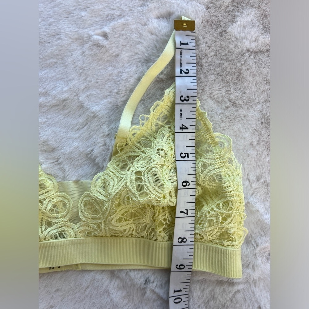 Thirdlove Wireless Boho Lace Triangle Bralette In… - image 6